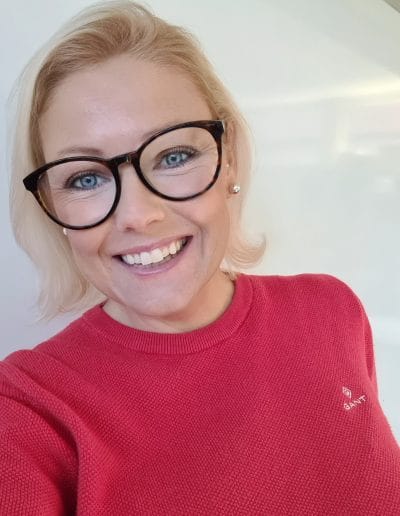 Närbild på pedagog.