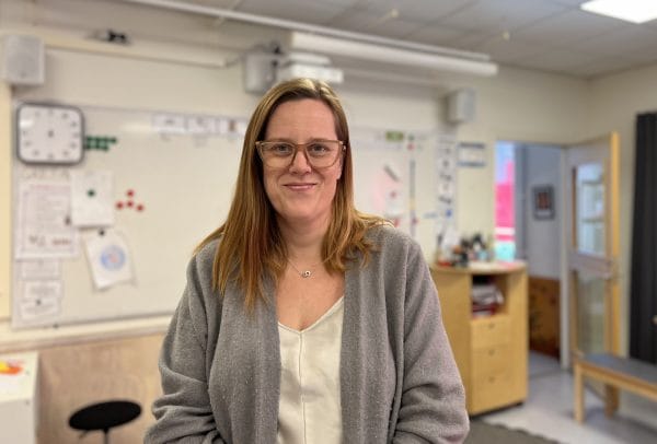 Anna Lovén, lärare i förskoleklass på Noblaskolan Rönninge.