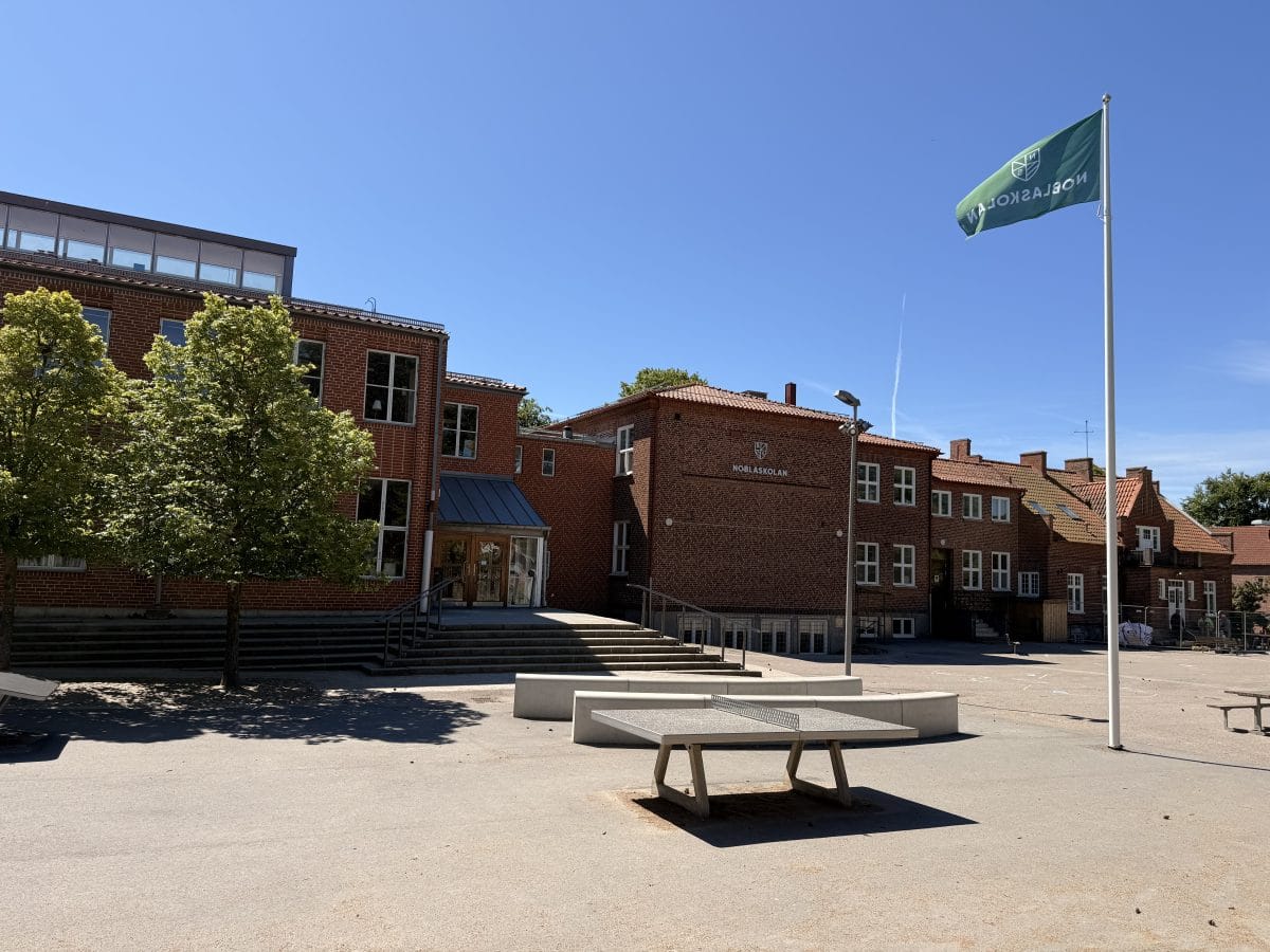 Noblaskolan Vellinges skolbyggnad.